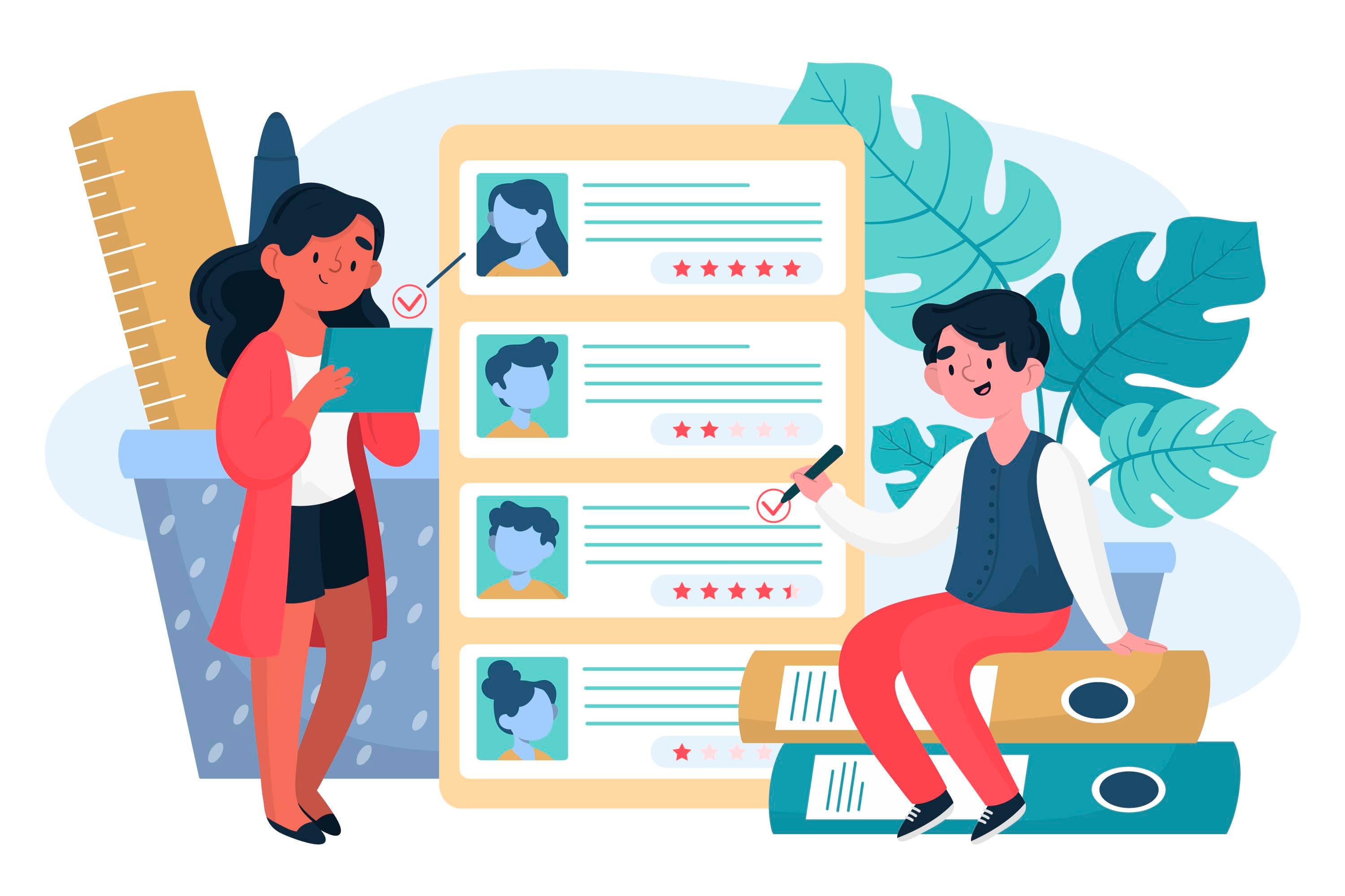 illustration review cv