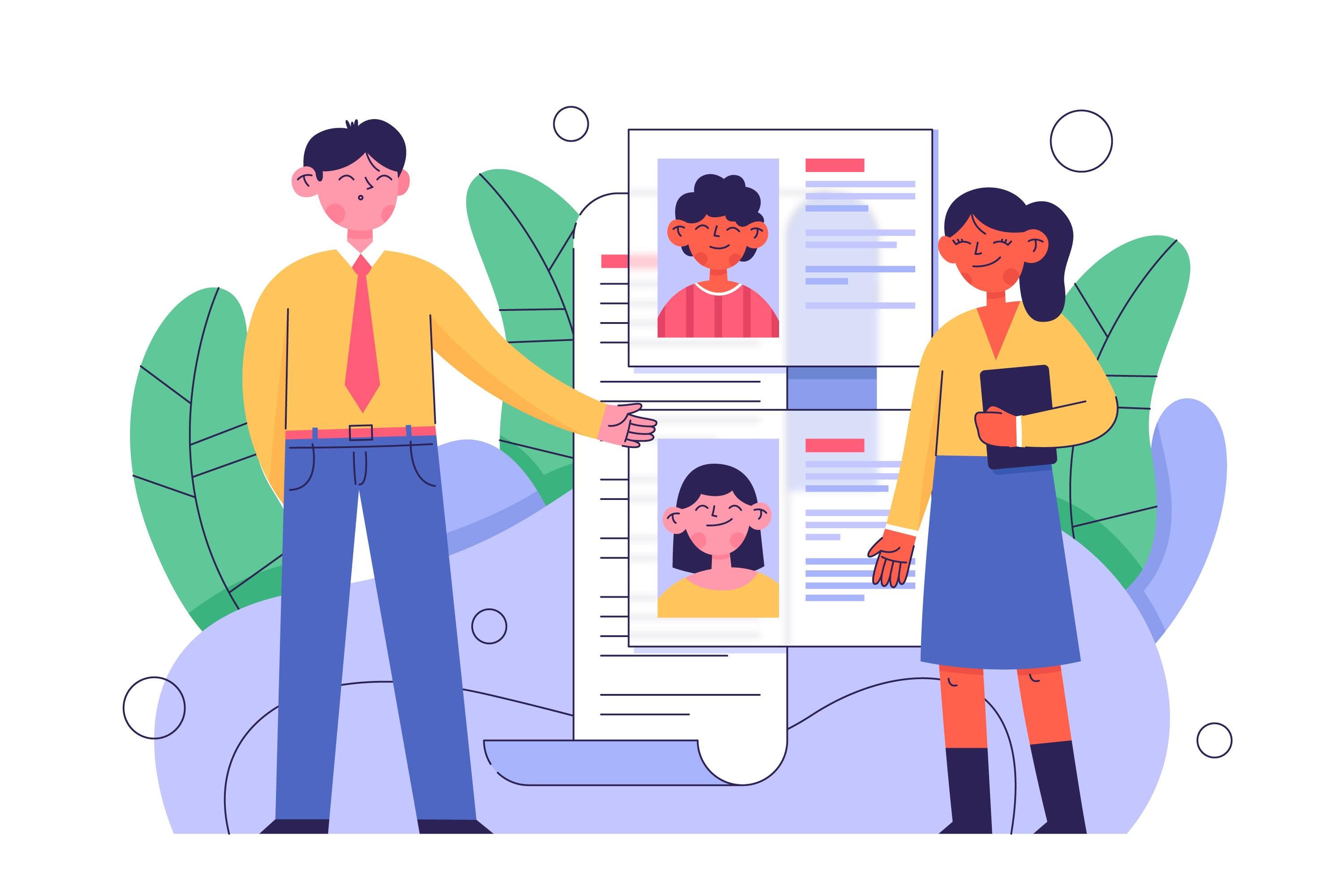 illustration build CV