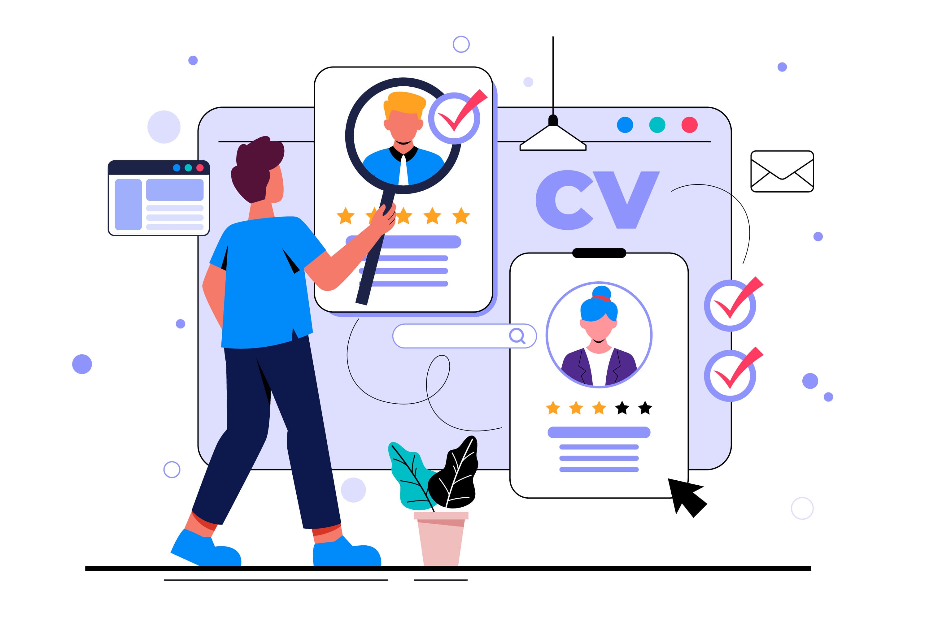 ilustrasi upgrade cv